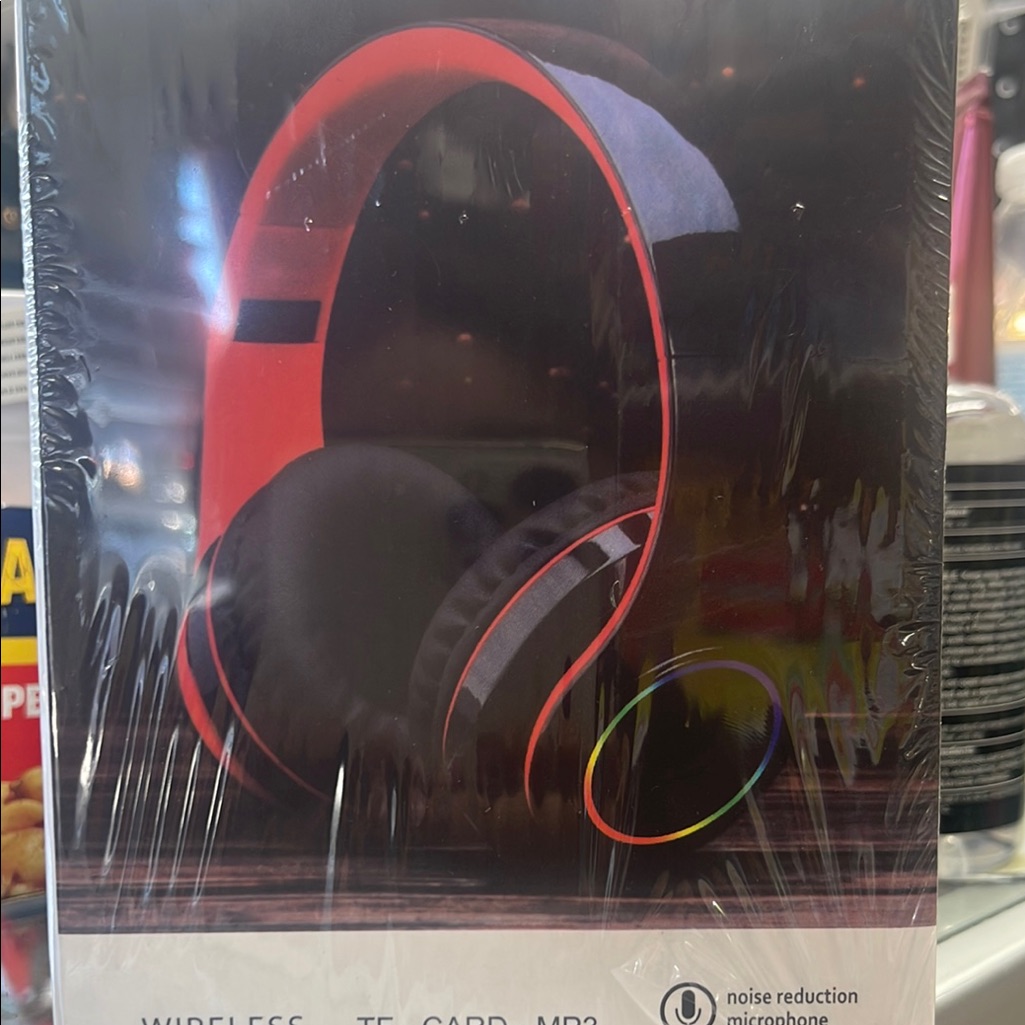 Kids Wireless Red Headphones
